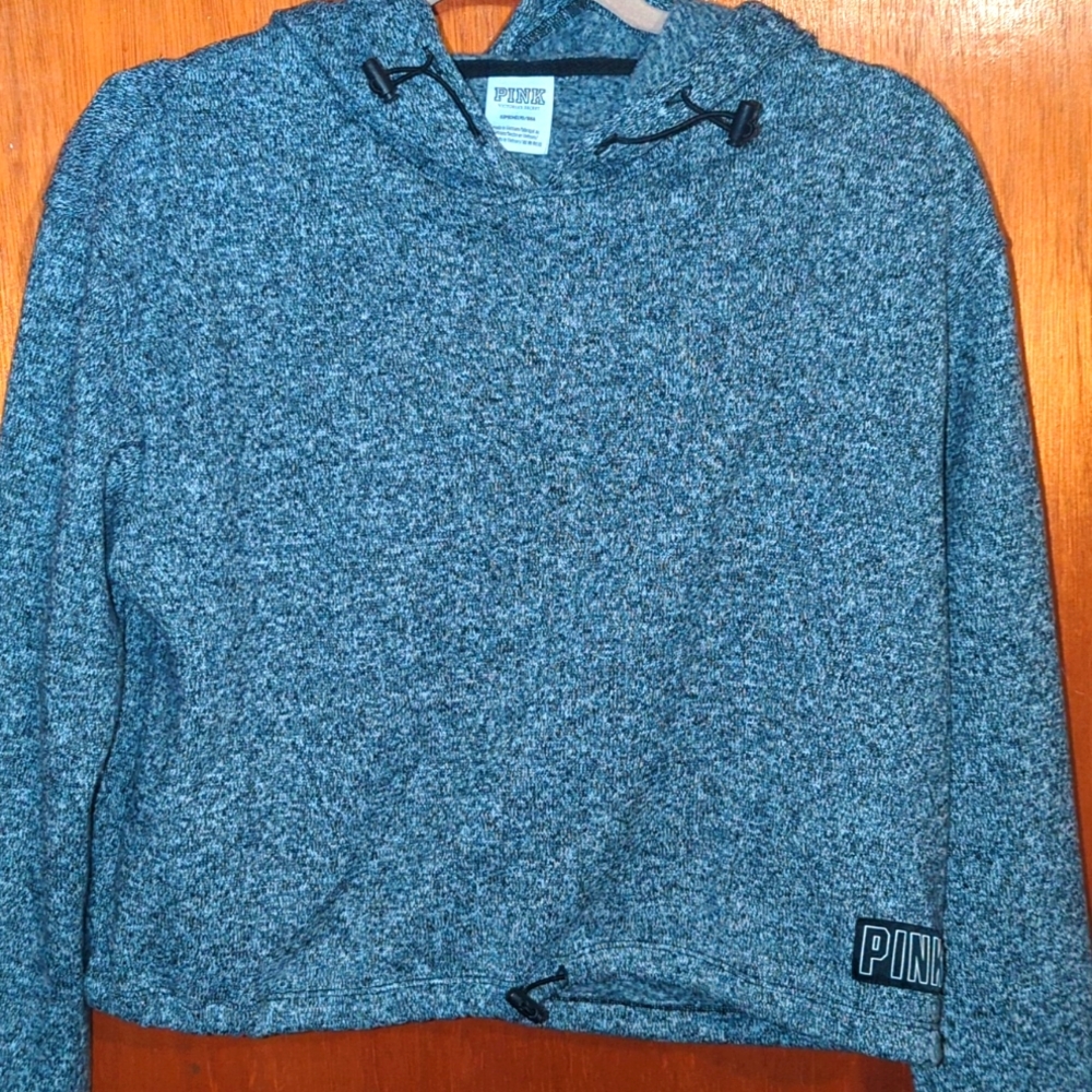 PINK - Victoria's Secret Pink Cropped Hoodie